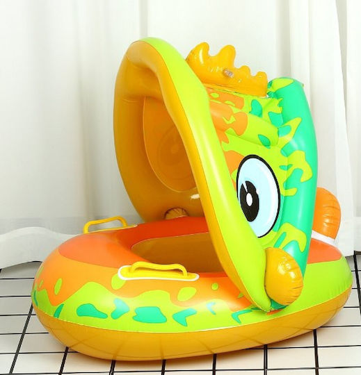 Kids Swim Trainers with Length 70cm and Sunshade Dinosaur