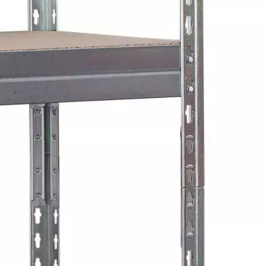 AR Shelving Rafiera Dexion Galvanized 150x45x180cm With 5 Shelves Total Load Capacity 1500kg