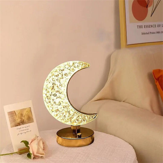 Dekoratives Tischlampen LED Richtig Einstellbares Weiß Mondlicht 18cm