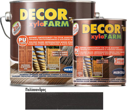 Mercola Decor Xylofarm Polyurethan Auf Lösemittelbasis Palisanderholz Satin,σατεν 750ml