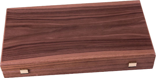 Manopoulos Backgammon Holz mit Spielsteinen 48x48cm