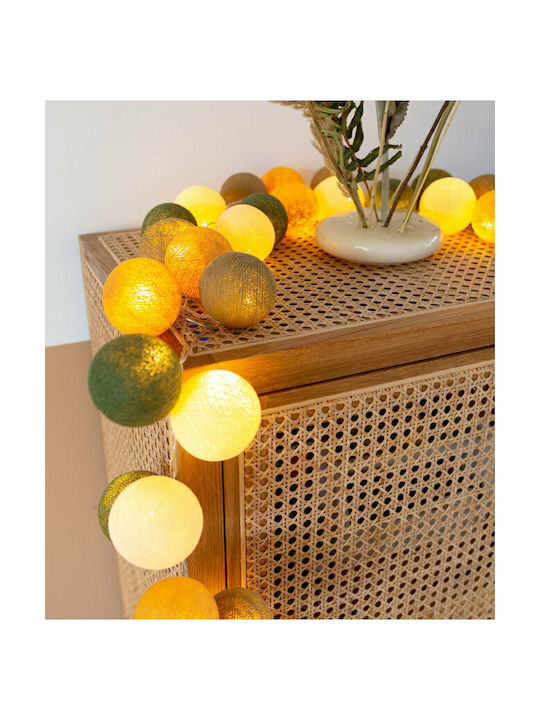Cotton Ball Lights Гирлянди за външно осветление