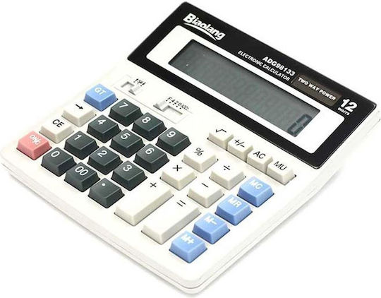 M&G Calculator 12 Cifre în Culoarea Alb 1buc