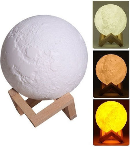 Dekorative Lampe Mondlicht Beige