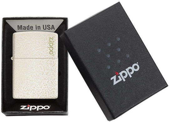 Zippo Classic Logo Αντιανεμικός Αναπτήρας Φλόγας Mercury Glass