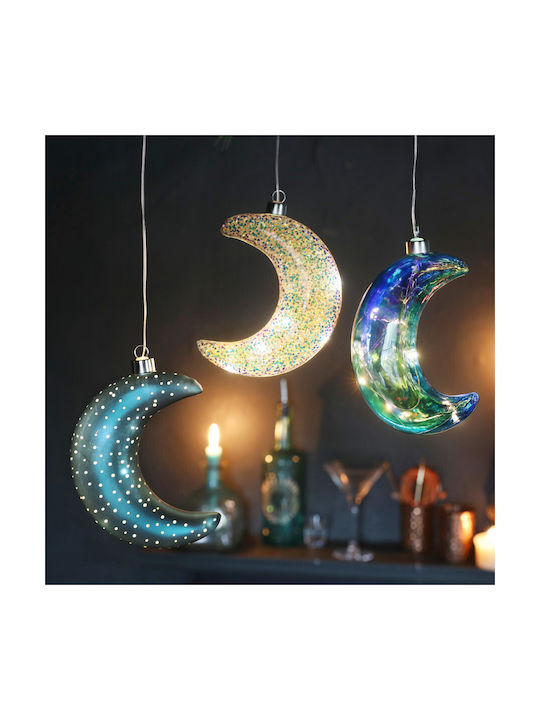 Decorative Lamp Moon Light LED Battery Blue