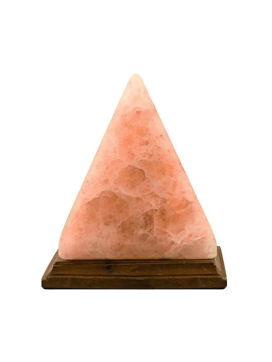 Decorative Lamp Himalayan Salt with Socket for Bulb E14 Orange
