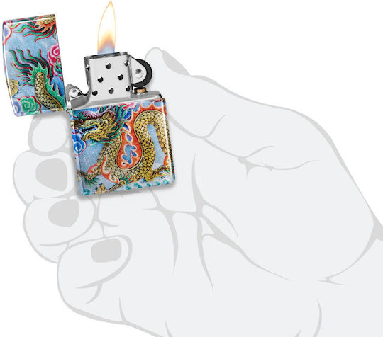 Zippo Αναπτήρας Flamme Winddicht Dragon Design