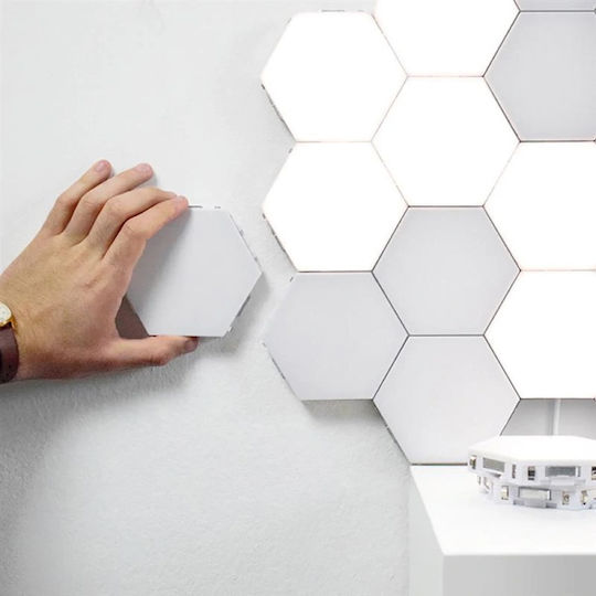 Dekorative Lampe Sechseck Weiß 20Stück