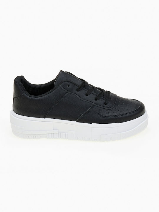 Issue Fashion Femei Flatforms Sneakers Negre