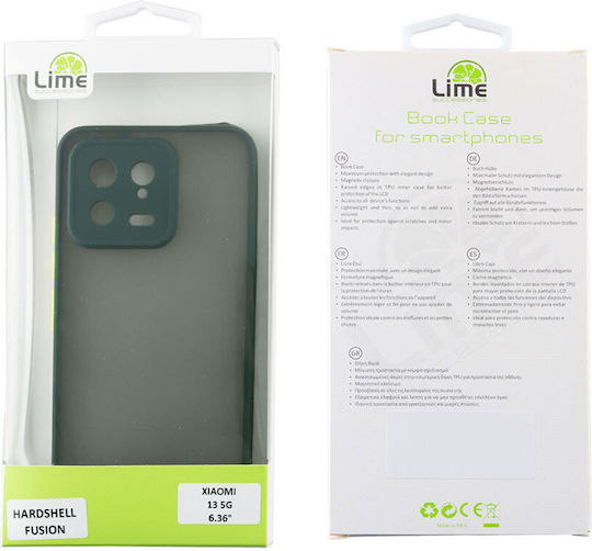 Lime Hardshell Fusion Full Camera Protection Umschlag Rückseite Kunststoff / Silikon Grün (Xiaomi 13)