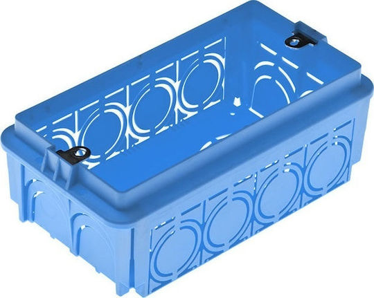 Aca Cutie electrică îngropată Ramificare 6-7 Elemente 189x81x51mm în culoarea Albastru