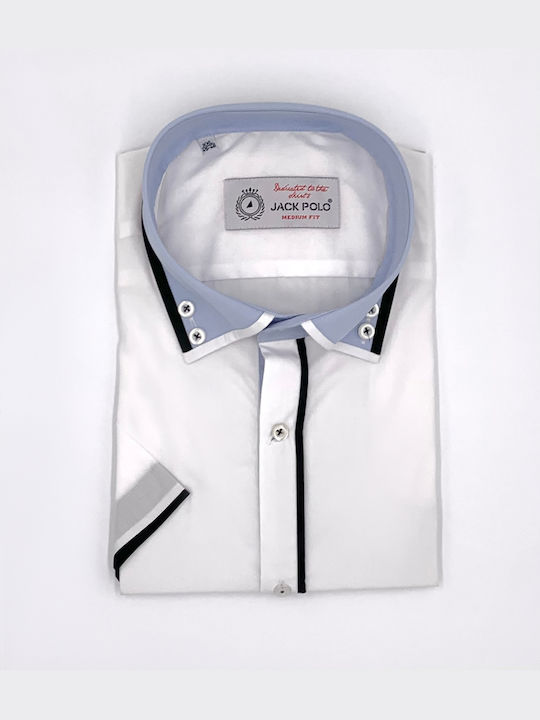 JACK POLO - SLIM FIT SHIRT 4040 Jack Polo - WHITE