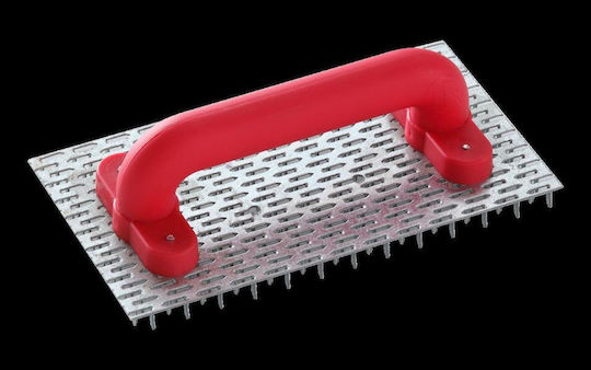 L' Outil Parfait Spatel Metallisch Gezahnte 250x140mm mit Kunststoffgriff 634015
