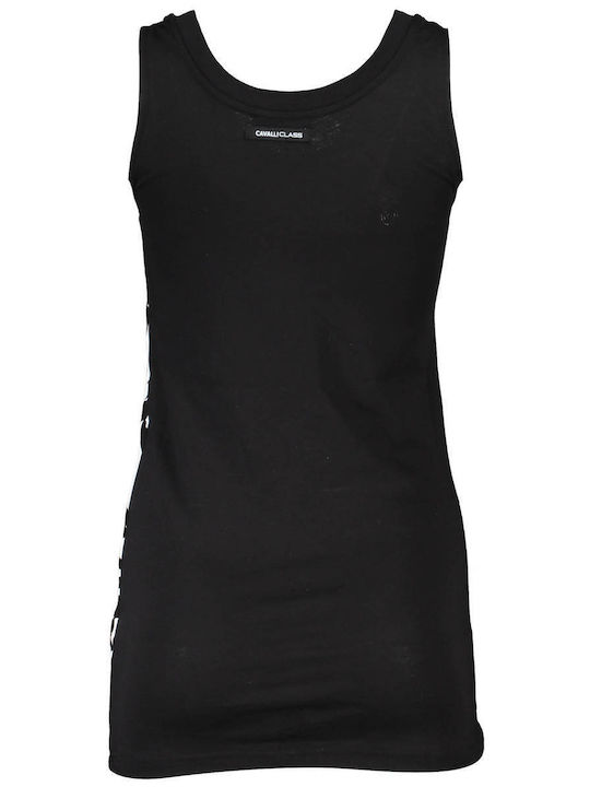 Roberto Cavalli Damen Sportliches Bluse Ärmellos Schwarz