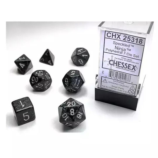 Chessex Speckled Polyhedral 7-Die Dice Ninja 25318