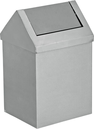Mopatex Metal Coș de gunoi Deșeuri 45lt Inox