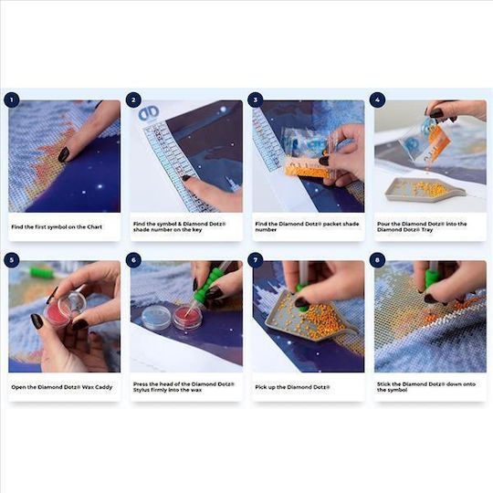 Diamond Dotz Let's Play Paw Patrol Segeltuch Diamond Painting Kit DTZ10008