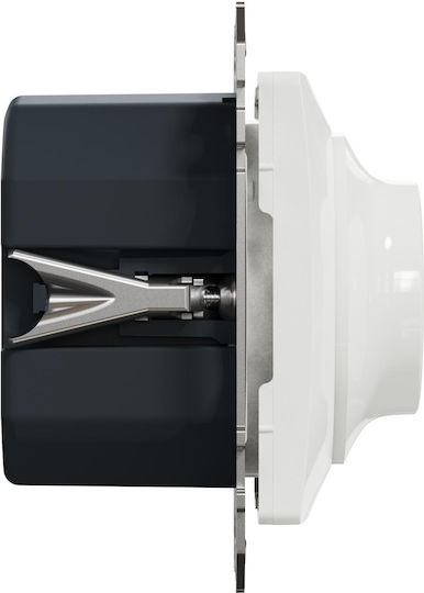 Schneider Electric Sedna Χωνευτός Διακόπτης Dimmer χωρίς Πλαίσιο LED Περιστροφικός 360W σε Λευκό Χρώμα