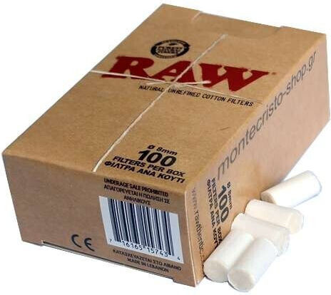 Raw Regular 100 Φιλτράκια 10τμχ