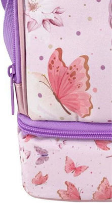 Must Yummy Insulated Lunch Bag Shoulder Pink L20 x W12 x H24cm