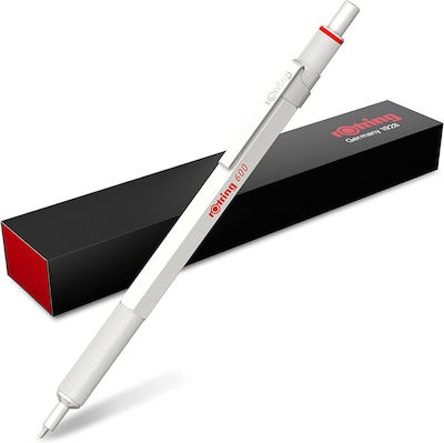 Rotring 600 Ballpoint Pen Μηχανικό Μολύβι Metallic Pearlwhite