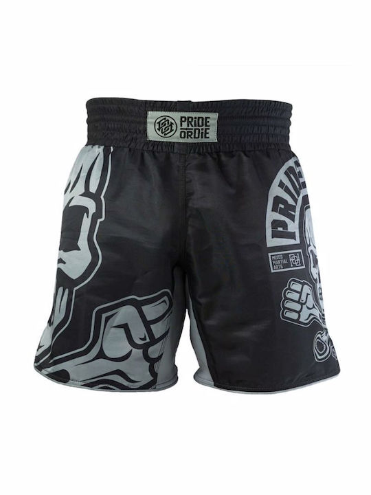 PrideOrDie POD199 Șort MMA Negru