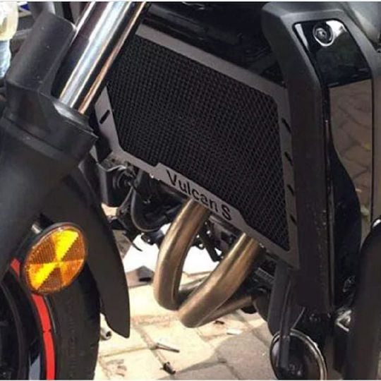 Kawasaki Motorrad-Kühlerschutz Kawasaki Vulkan Silber