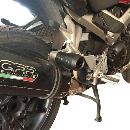GP Kompozit GPK Motorrad-Auspuffschutz Honda VFR Schwarz