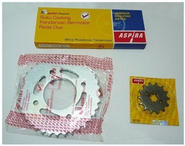 Aspira Kit lanț și pinion pentru Honda Wave 110 / Astrea Mare 110