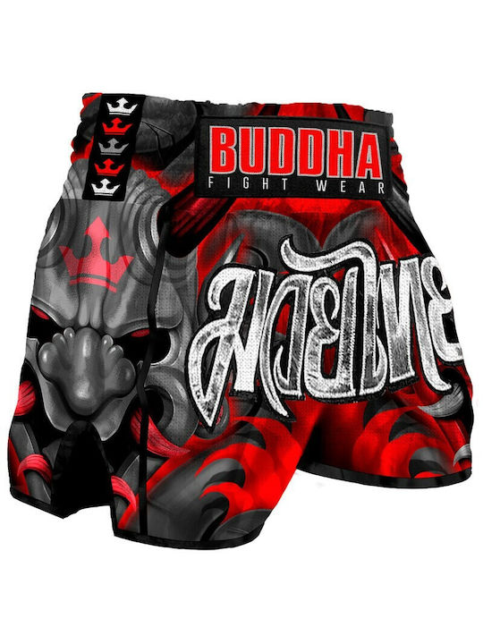 Buddha Demon Ανδρικό Σορτσάκι Kick/Thai Boxing Κόκκινο
