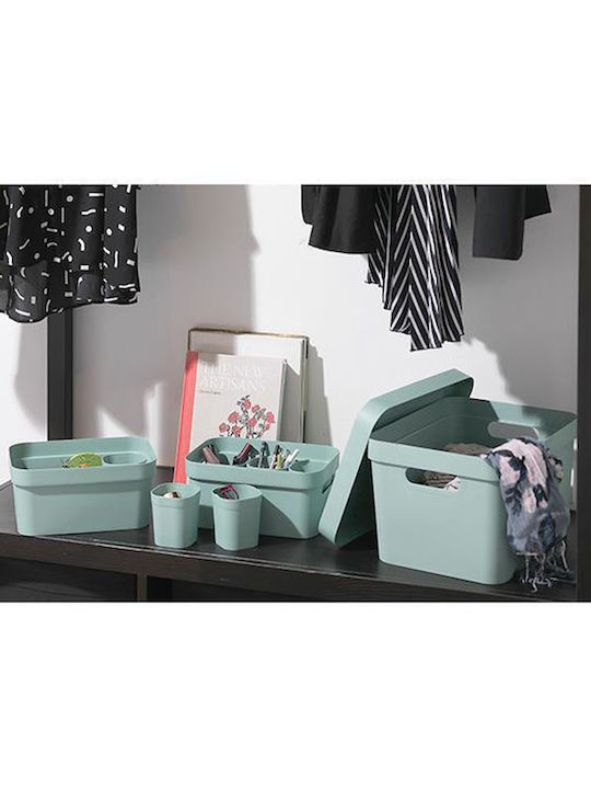 Cyclops Plastic Storage Box with Lid Gray 36x27.5x21.5cm