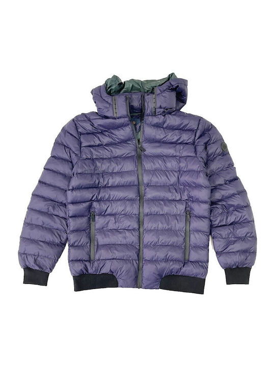 Winter Jacke Puffer Wasserdicht und Winddicht Blau