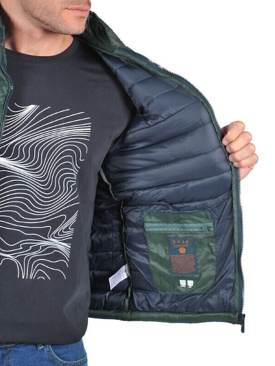 Sleeveless Jacket Waterproof and Windproof Green