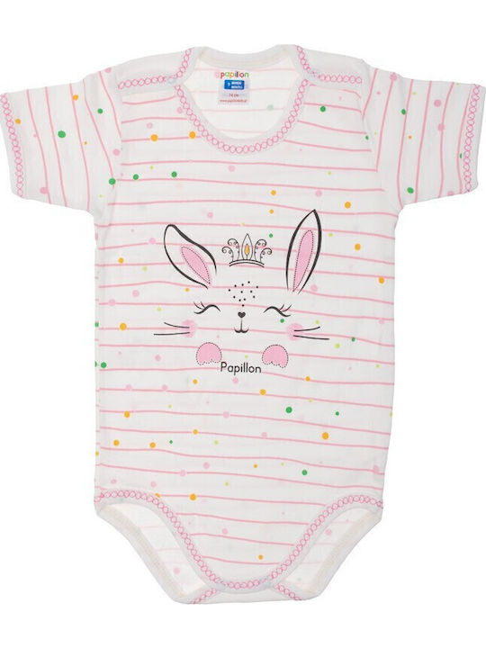 Papillon Kids Short-Sleeved Pink 2pcs