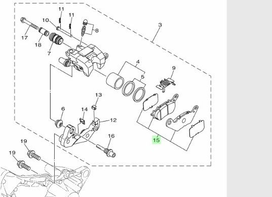 Yamaha Motorcycle Brake Pads Yamaha X-Max 300 for Yamaha X-MAX 300