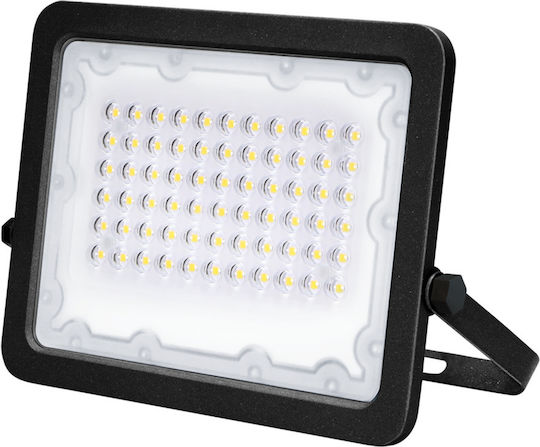 Lumax Στεγανός Προβολέας LED 50W Ψυχρό Λευκό 6000K IP65