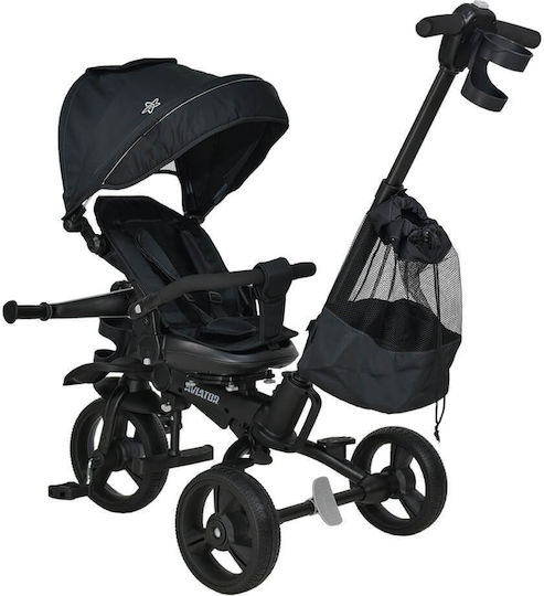 Bebe Stars 360° Aviator Foldable & Convertible 5 in 1 for 1-5 Years Old Black