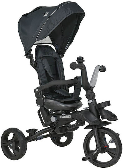 Bebe Stars 360° Aviator Foldable & Convertible 5 in 1 for 1-5 Years Old Black