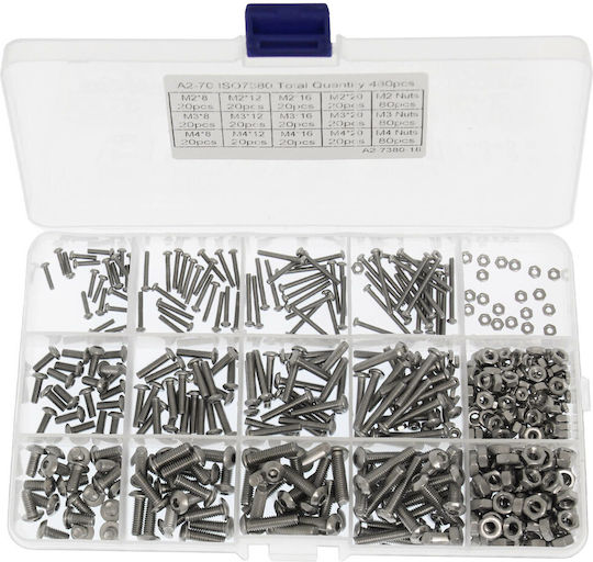 Allen Screw Metallic 480pcs in Case