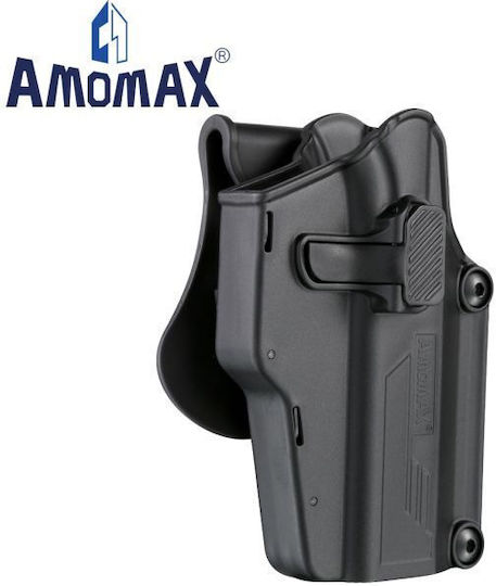 Amomax Per-Fit Universal LH Θήκη Ζώνης για Πιστόλι Μαύρη