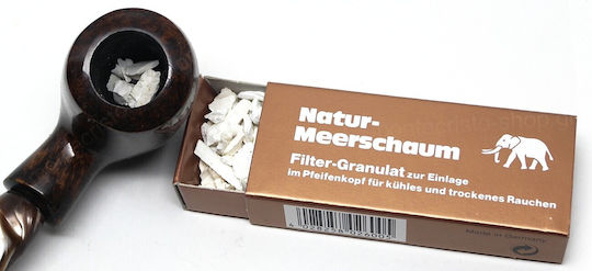 White Elephant Meerscaum Natur Filter Filtre pentru țevi