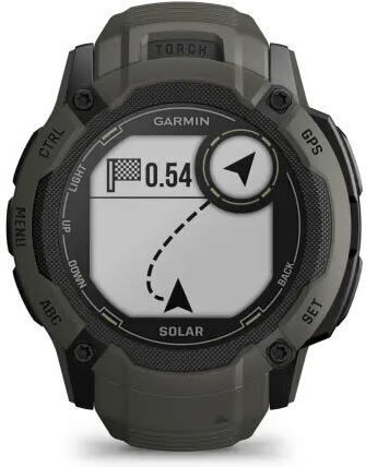 Garmin Instinct 2X Solar 50mm Waterproof Smartwatch with Heart Rate Monitor (Moss)