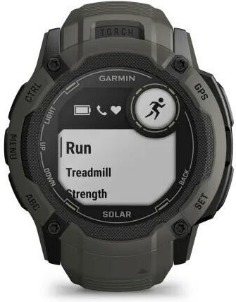 Garmin Instinct 2X Solar 50mm Waterproof Smartwatch with Heart Rate Monitor (Moss)