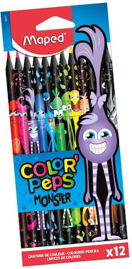 Maped Color'Peps Monster Colored Pencil Set Package of 1 packages