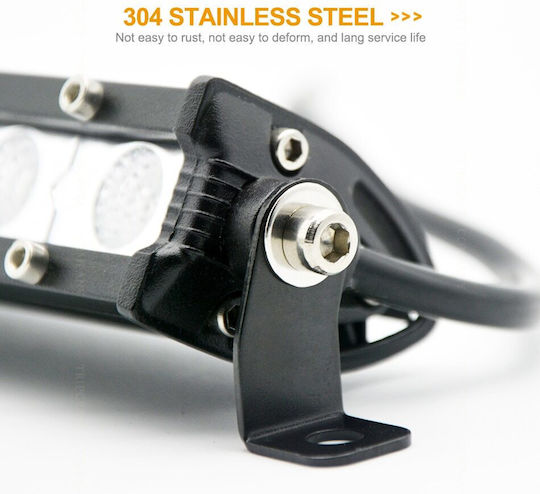Waterproof Headlights Car in Bar Shape LED 12V 36W 34cm with White Lighting 1pcs