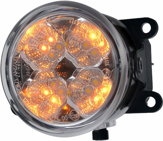 WAS Στρογγυλός Προβολέας Αυτοκινήτου LED Universal Mercedes-Benz R 12 / 24V 1W 1τμχ