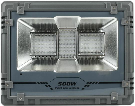 Waterproof Solar LED Floodlight 500W Cold White 7500K with Remote Control IP67