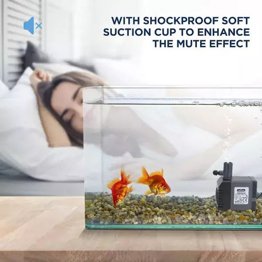 Nobleza Aquarium Circulation Pump Water Circulator - Aquarium Pump 600L/h 12W