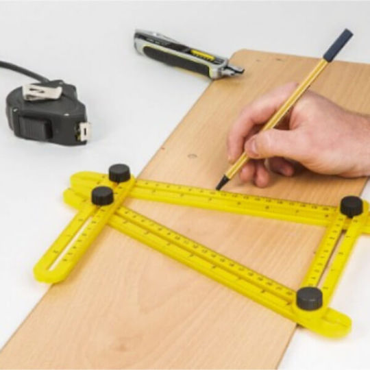 Handy Winkelmesser Für Maurer / Bauarbeiten Kunststoff 31x18cm Länge 31cm